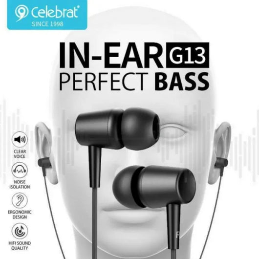 EARPHONE-CELEBRAT BASS-G13