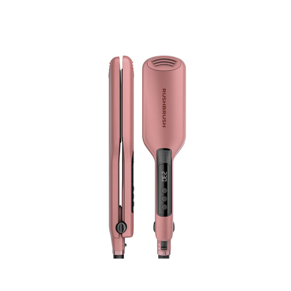 Rush Brush X1 Wide Hair Straightener Rose Gold